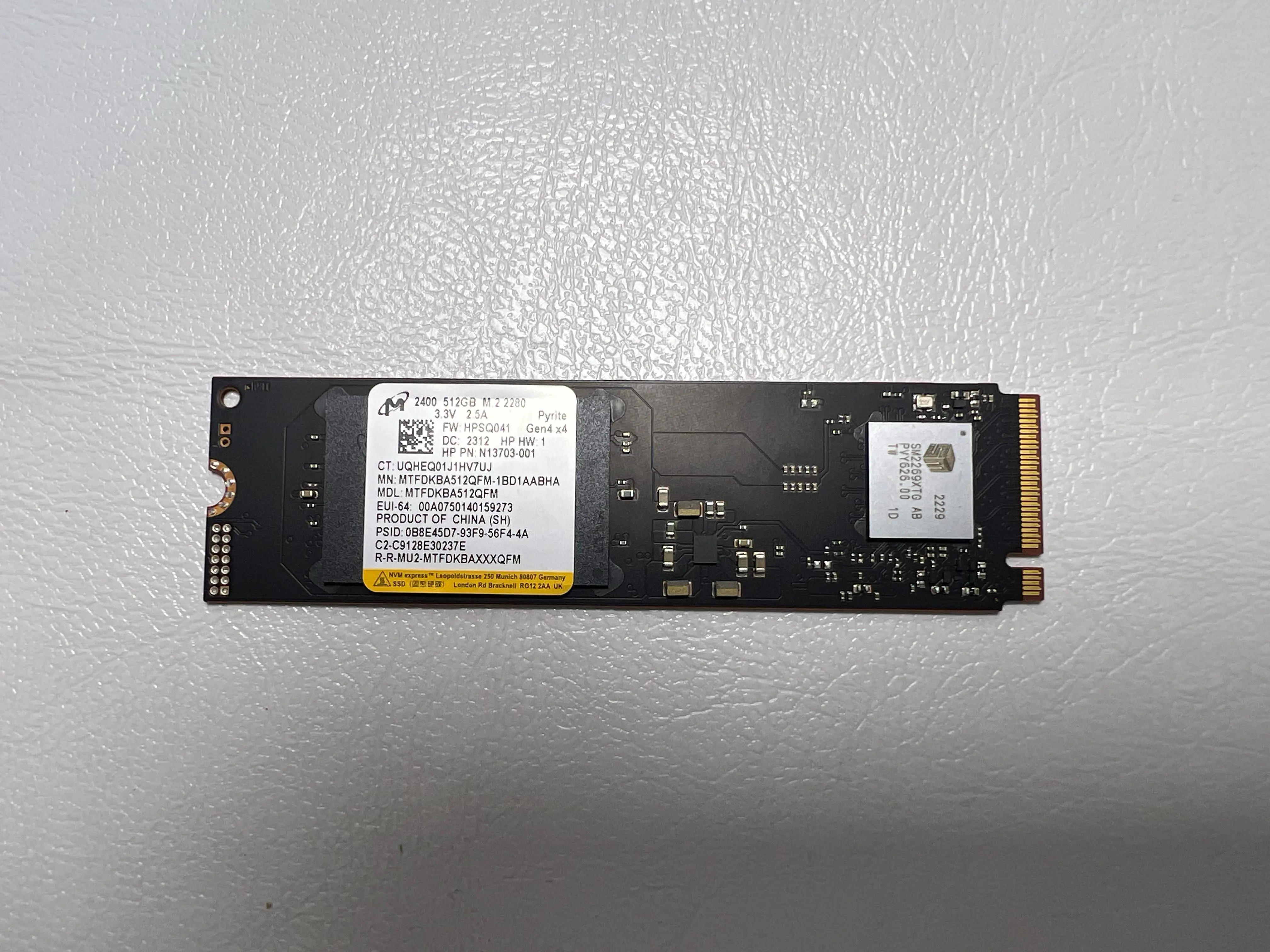 512GB M.2 SSD &mdash; şəkil 1